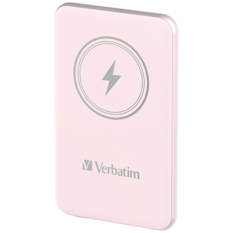 Verbatim Charge 'n' Go Lithium Polymère (LiPo) 5000 mAh Recharge sans fil Rose