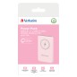 Verbatim Charge 'n' Go Lithium Polymère (LiPo) 5000 mAh Recharge sans fil Rose