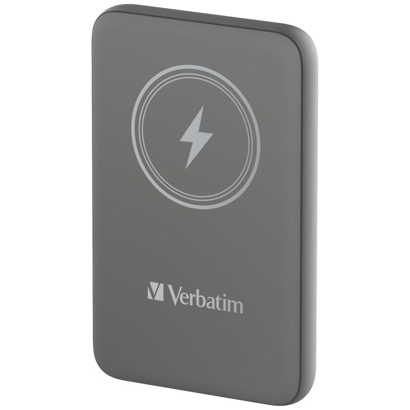 Verbatim Charge 'n' Go Lithium Polymère (LiPo) 10000 mAh Recharge sans fil Gris Verbatim Charge 'n' Go Lithium Polymère (LiPo) 10000 mAh Recharge sans fil Gris