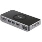 D-Link DUB-M820 hub & concentrateur USB Type-C 5000 Mbit/s Noir, Métallique