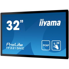 iiyama ProLite TF3215MC-B2 écran plat de PC 80 cm (31.5") 1920 x 1080 pixels Full HD LED Écran tactile Kiosque Noir