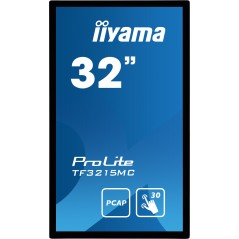 iiyama ProLite TF3215MC-B2 écran plat de PC 80 cm (31.5") 1920 x 1080 pixels Full HD LED Écran tactile Kiosque Noir