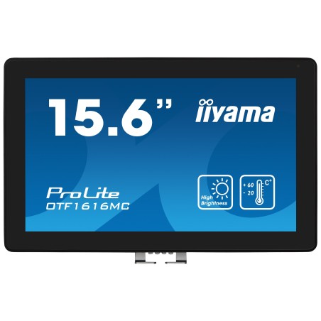 iiyama OTF1616MC-B1 écran plat de PC 39,6 cm (15.6") 1920 x 1080 pixels Full HD LCD Écran tactile Noir
