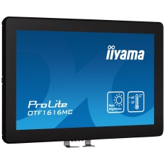 iiyama OTF1616MC-B1 écran plat de PC 39,6 cm (15.6") 1920 x 1080 pixels Full HD LCD Écran tactile Noir