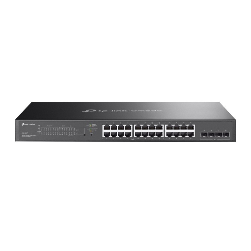 TP-Link Omada SG2428LP commutateur réseau Géré L2/L2+ Gigabit Ethernet (10/100/1000) Connexion Ethernet, supportant TP-Link Omada SG2428LP commutateur réseau Géré L2/L2+ Gigabit Ethernet (10/100/1000) Connexion Ethernet, supportant