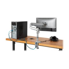 Single-Display Flex-Arm Desktop Clamp fo