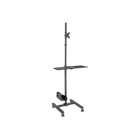 Mobile Workstation with Monitor Mount -