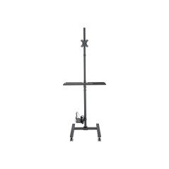 Mobile Workstation with Monitor Mount -