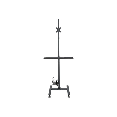 Mobile Workstation with Monitor Mount -