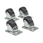 SmartRack Rolling Caster Kit 4 pack