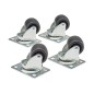 SmartRack Rolling Caster Kit 4 pack