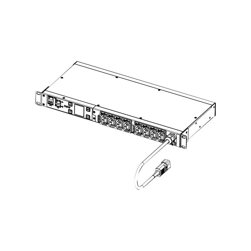 EPDU MI 1U C14 10A 1P C13x8 EPDU MI 1U C14 10A 1P C13x8