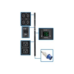 7.7kW Single-Phase Local Metered PDU 20