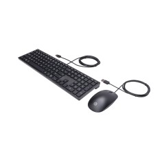 HP Pavilion Wired Keyboard and Mouse 400 clavier Souris incluse Bureau USB AZERTY Belge Noir