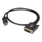 Cbl/2m DisplayPort M to DVI M BLK