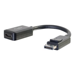 20cm DisplayPort M to HDMI F BLK