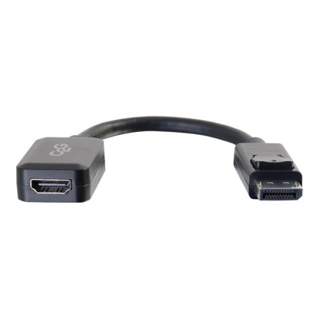 20cm DisplayPort M to HDMI F BLK