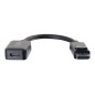 20cm DisplayPort M to HDMI F BLK 20cm DisplayPort M to HDMI F BLK