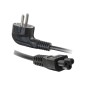 Cbl/2m CEE 7/7 to IEC 60320 C5 Pwr Cord