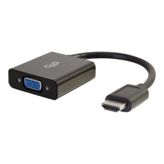 HDMI M to VGA F Dongle w/pwr
