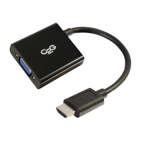 HDMI M to VGA F Dongle w/pwr