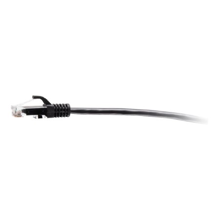 1FT/0.3M CAT6A SLIM PATCH 28AWG BLACK
