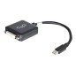20cm Mini DisplayPort M to DVI F BLK