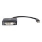 20cm Mini DisplayPort M to DVI F BLK