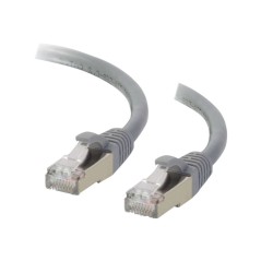 Cbl/15m CAT6A Shielded Patch Cable Grey