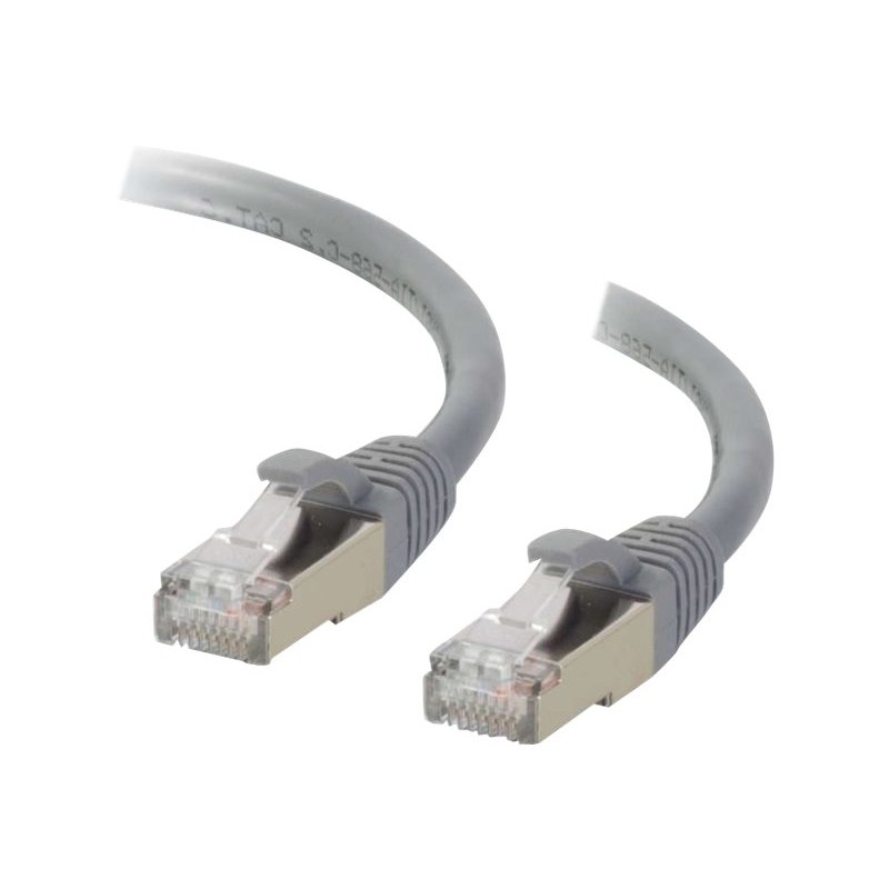 Cbl/15m CAT6A Shielded Patch Cable Grey