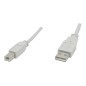 USB A-B 5M - White USB A-B 5M - White