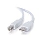 USB A-B 3M - White
