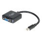 20cm Mini DisplayPort M to VGA F BLK