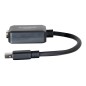 20cm Mini DisplayPort M to VGA F BLK