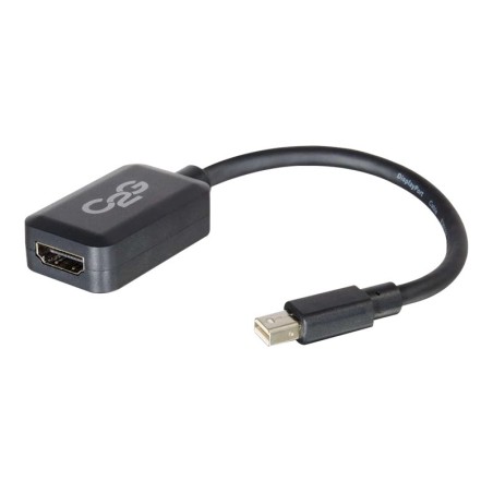 8in C2G Mini DisplayPort M to HDMI F BLK