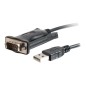 USB TO DB9 MALE SERIAL ADPTR W/THUMBS