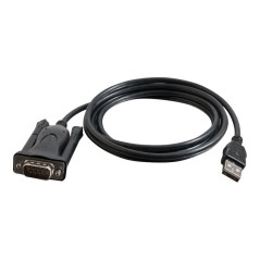 USB TO DB9 MALE SERIAL ADPTR W/THUMBS