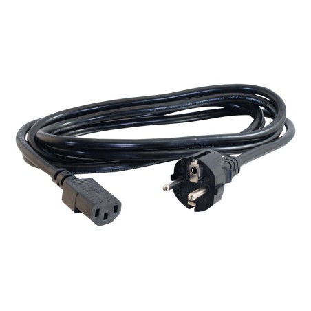 2.5M EU POWER CORD CEE7/7 TO C13 BLK TAA