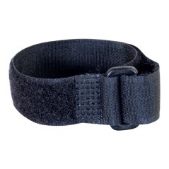 11in HOOK AND LOOP CBL STRAPS BLK 12PK