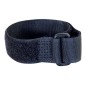 11in HOOK AND LOOP CBL STRAPS BLK 12PK