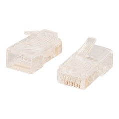 RJ45 CAT5E MODULAR PLUG 50PK TAA