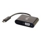 USB-C to VGA and USB-C Charging Black USB-C to VGA and USB-C Charging Black
