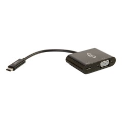 USB-C to VGA and USB-C Charging Black