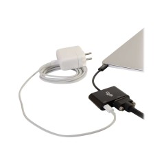 USB-C to VGA and USB-C Charging Black