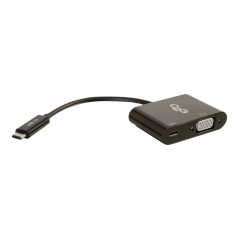 USB-C to VGA and USB-C Charging Black