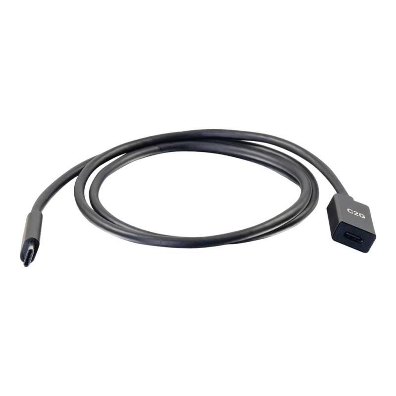 3ft USB C M/F Cable Ext 3.2 Gen2 10G 3A