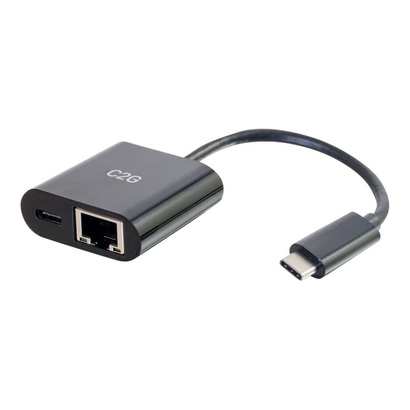 USB-C Ethernet Adapter w/Power Black USB-C Ethernet Adapter w/Power Black