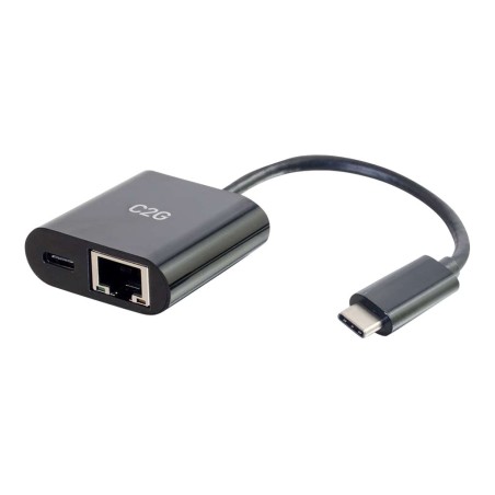 USB-C Ethernet Adapter w/Power Black
