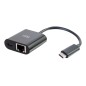 USB-C Ethernet Adapter w/Power Black USB-C Ethernet Adapter w/Power Black
