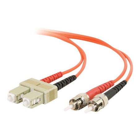 10m ST/ST LSZH Duplex 50/125 Fibre Cable
